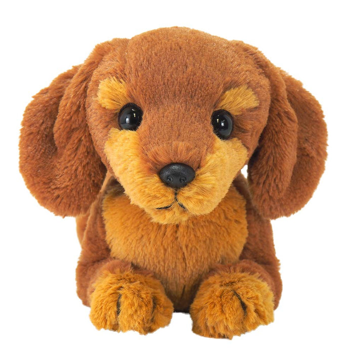 SUNLEMON Plush Doll Hiza Wanko Miniature Dachshund Red Brown- Japan Figure Store - #1 Bring To You The Best Japanese Goods