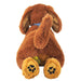 SUNLEMON Plush Doll Hiza Wanko Miniature Dachshund Red Brown- Japan Figure Store - #1 Bring To You The Best Japanese Goods