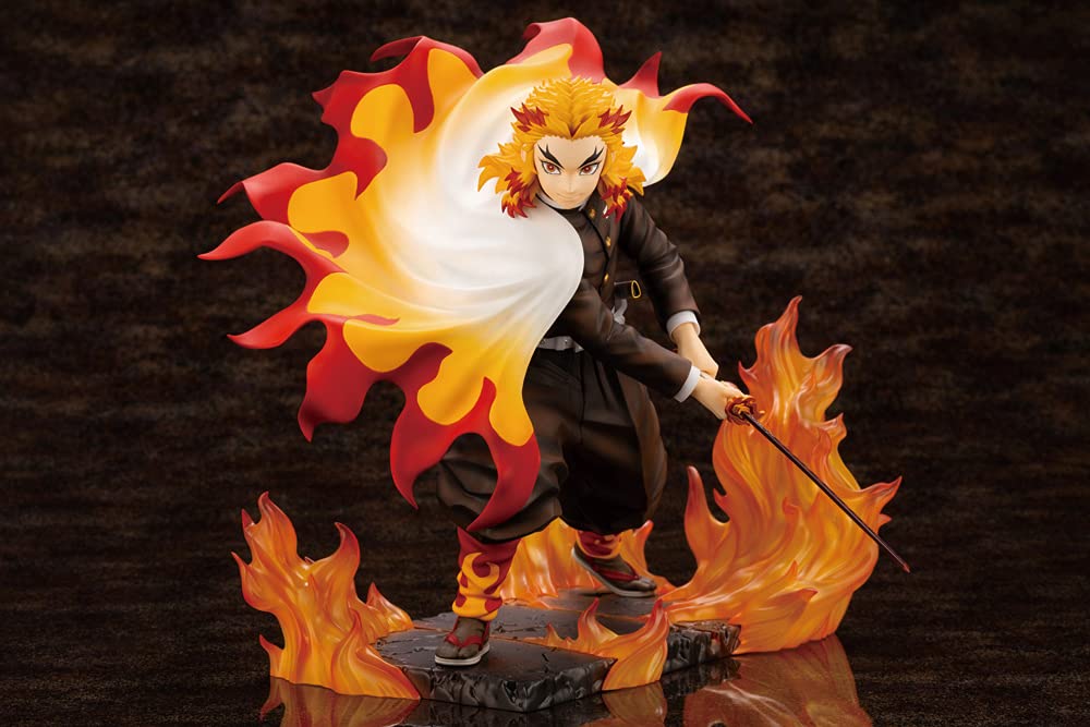KOTOBUKIYA Artfx J Kyojuro Rengoku 1/8 Figure Demon Slayer: Kimetsu No Yaiba- Japan Figure Store - #1 Bring To You The Best Japanese Goods