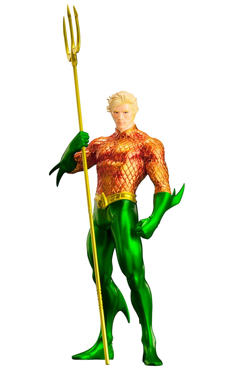 Kotobukiya Justice League Artfx+ Aquaman New52 Japan 1/10 Pvc Figure- Japan Figure Store - #1 Bring To You The Best Japanese Goods