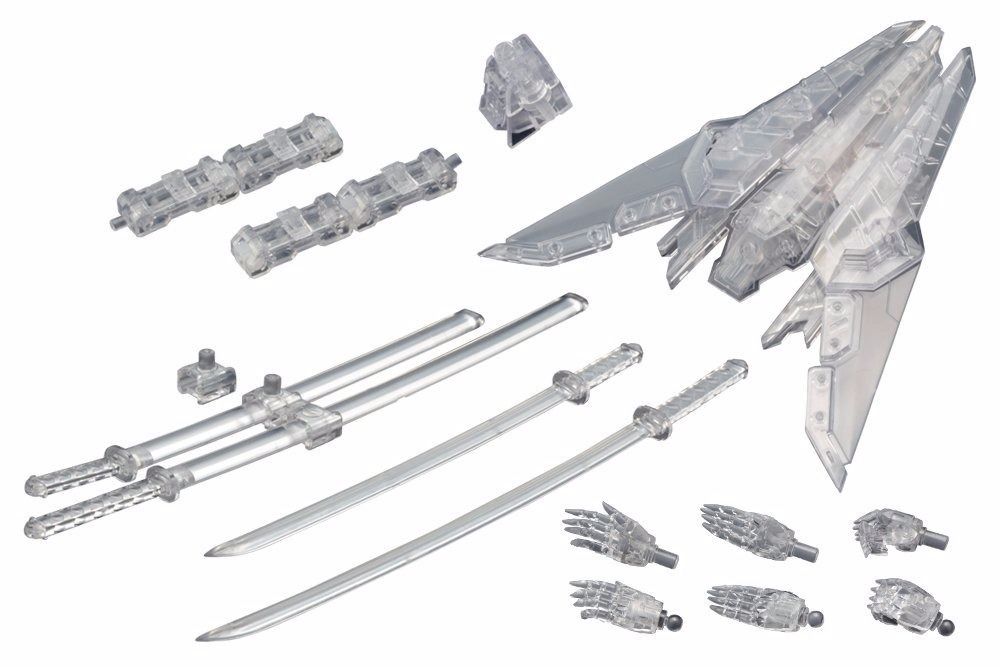 Kotobukiya M.s.g Weapon Unit Assorted 02 Sharp Set Clear Ver Model Kit Japan - Japan Figure