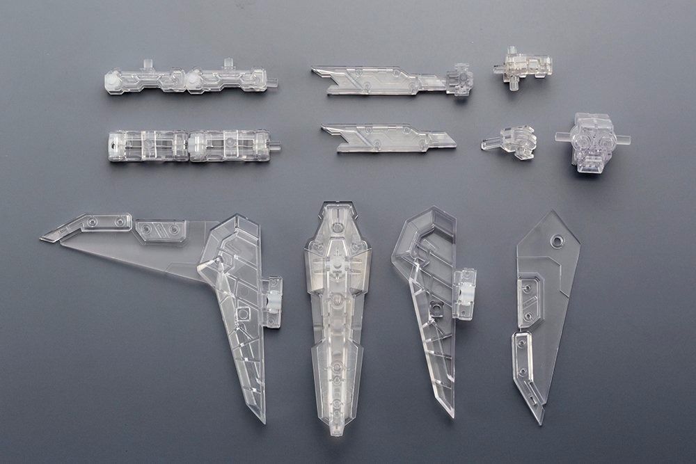 Kotobukiya M.s.g Weapon Unit Assorted 02 Sharp Set Clear Ver Model Kit Japan- Japan Figure Store - #1 Bring To You The Best Japanese Goods