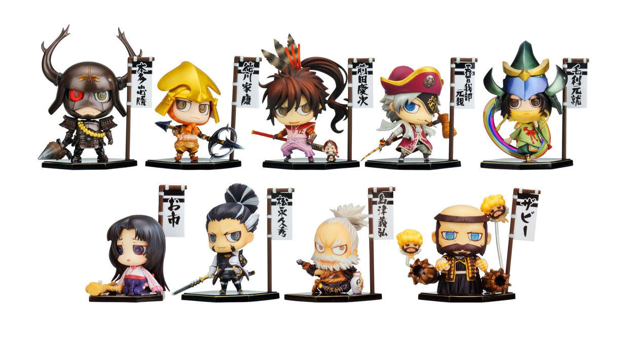 Kotobukiya Japan Sengoku Basara 4Th Team Non-Scale Trading Mini Figure Box- Japan Figure Store - #1 Bring To You The Best Japanese Goods