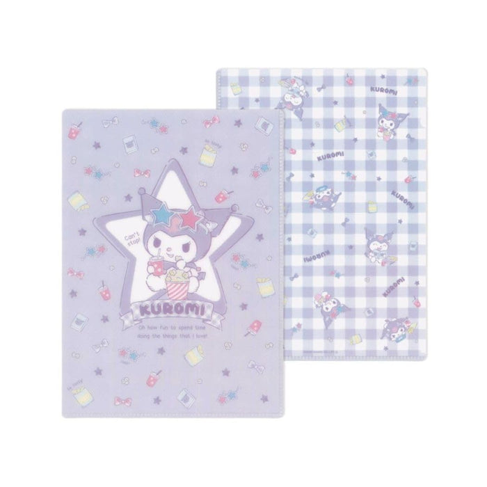 M-Plan Kuromi Shitajiki B5 File Sanrio Japan Stationery New Semester Prep- Japan Figure Store - #1 Bring To You The Best Japanese Goods