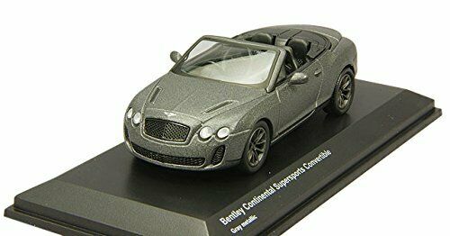 Kyosho Bentley Continental Super Sports Convertible Gray Metallic Diecast Car- Japan Figure Store - #1 Bring To You The Best Japanese Goods