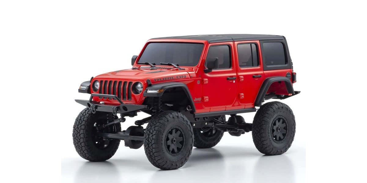 KYOSHO Rc Model Car Ready Set Mini-Z 4×4 Series Jeep Wrangler Unlimited Rubicon Firecracker Red 32521R- Japan Figure Store - #1 Bring To You The Best Japanese Goods