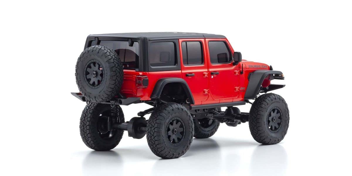KYOSHO Rc Model Car Ready Set Mini-Z 4×4 Series Jeep Wrangler Unlimited Rubicon Firecracker Red 32521R- Japan Figure Store - #1 Bring To You The Best Japanese Goods