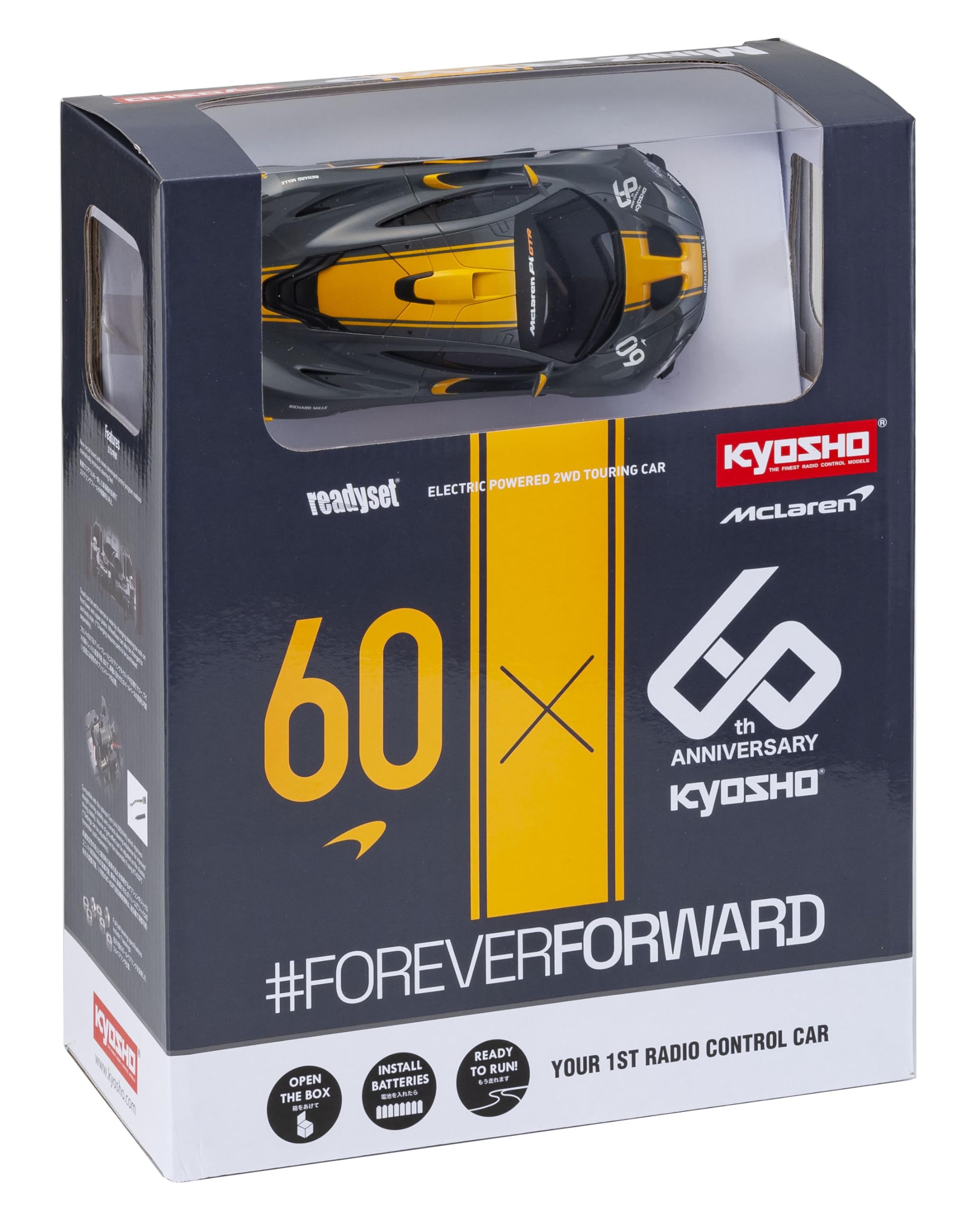 Kyosho Mini-Z RWD Mclaren P1 GTR 60th Anniversary 32349Go- Japan Figure Store - #1 Bring To You The Best Japanese Goods