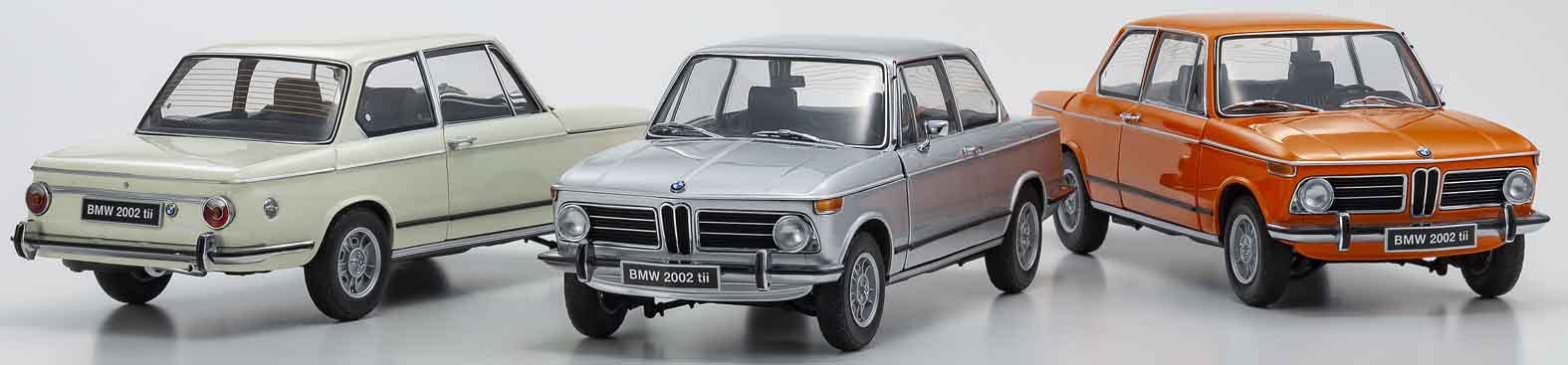 Kyosho BMW 2002 Tii 1/18 White KS08543W- Japan Figure Store - #1 Bring To You The Best Japanese Goods
