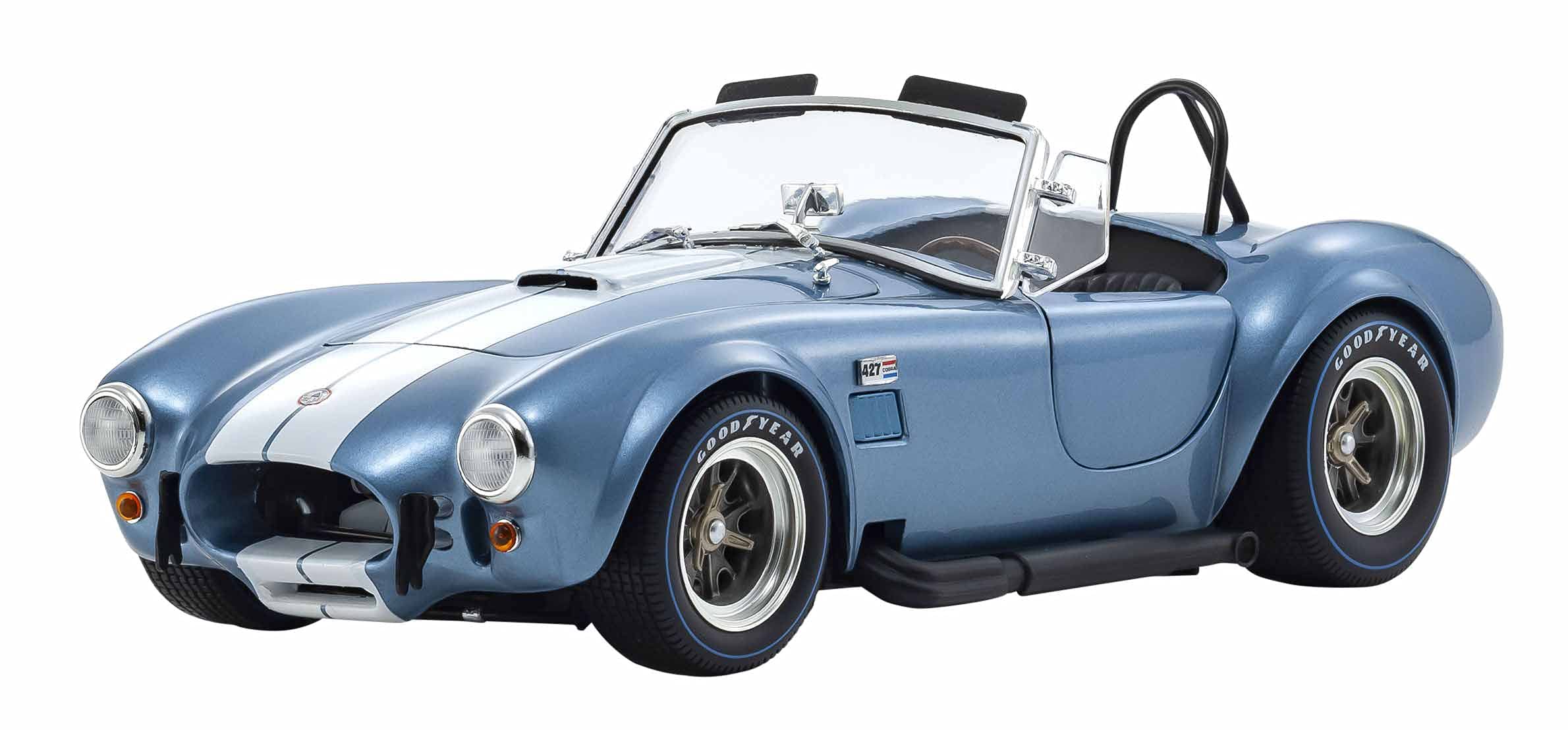 Kyosho 1/18 Shelby Cobra 427 S/C Sapphire Blue- Japan Figure Store - #1 Bring To You The Best Japanese Goods