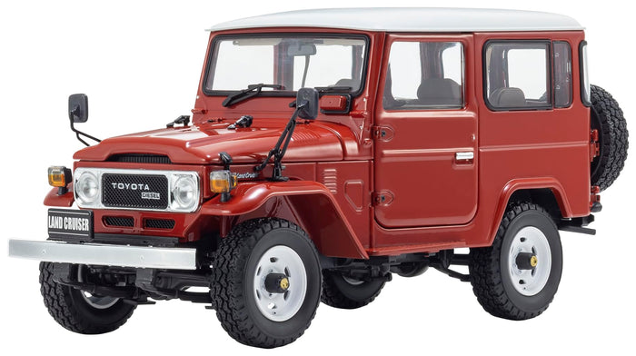 Kyosho 1/18 Toyota Land Cruiser 40 Van (Bj42V) Red- Japan Figure Store - #1 Bring To You The Best Japanese Goods