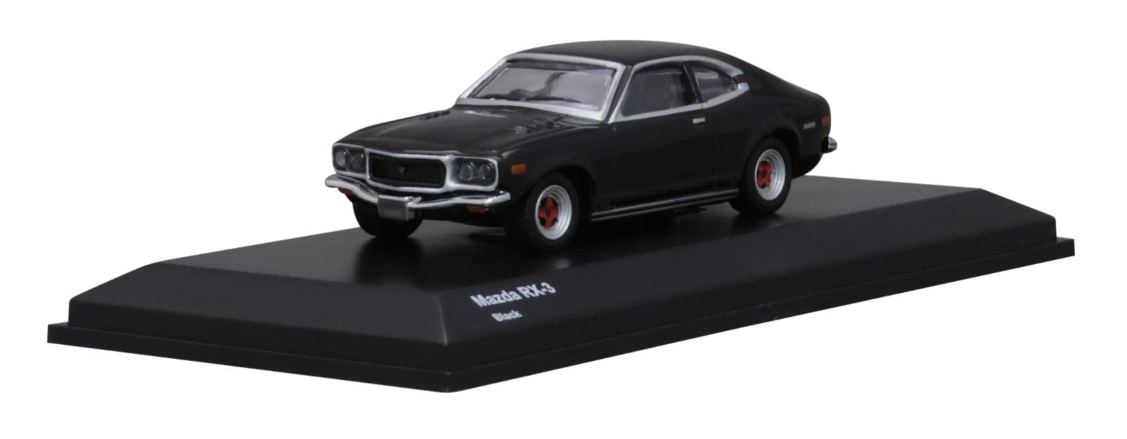 Kyosho Original 1/64 Mazda Rx-3 Black Finished Product Limited Japan Limited Scale Car- Japan Figure Store - #1 Bring To You The Best Japanese Goods