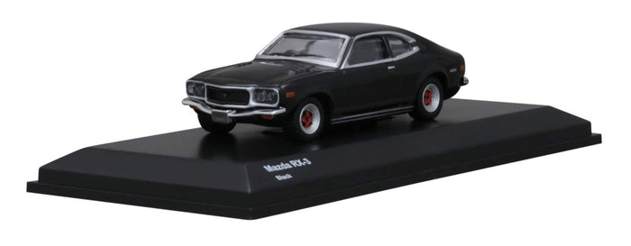 Kyosho Original 1/64 Mazda Rx-3 Black Finished Product Limited Japan Limited Scale Car- Japan Figure Store - #1 Bring To You The Best Japanese Goods