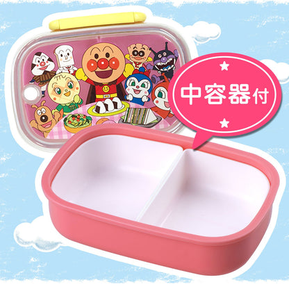 Lec Anpanman Lock Lunch Box Pink (360Ml) Japan Kk-331- Japan Figure Store - #1 Bring To You The Best Japanese Goods