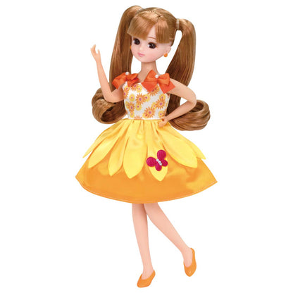 TAKARA TOMY Licca Doll Sunny Flower Dress (Doll is not included)- Japan Figure Store - #1 Bring To You The Best Japanese Goods