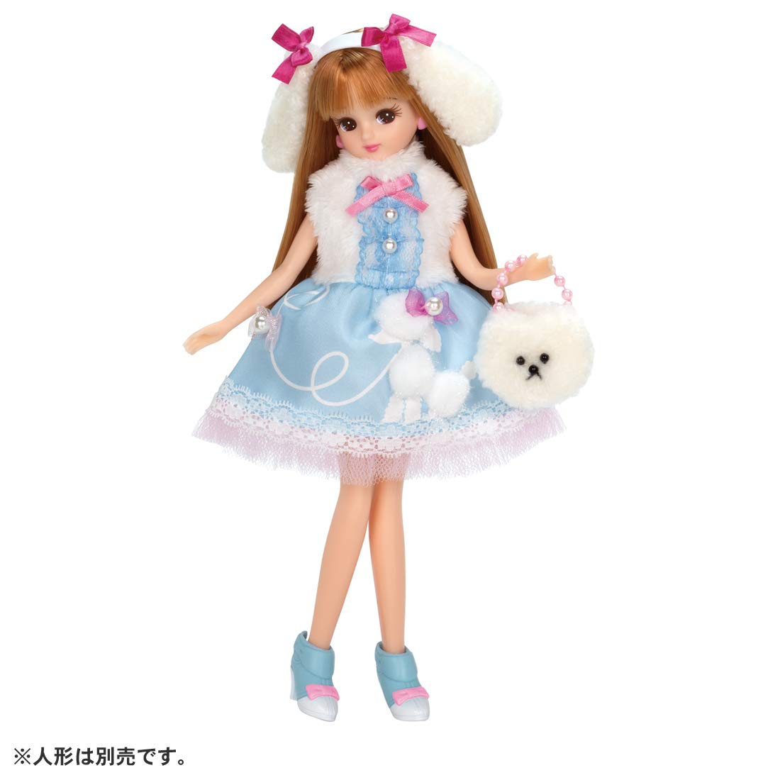 TAKARA TOMY Licca Doll Fluffy Dog (Doll is not included)- Japan Figure Store - #1 Bring To You The Best Japanese Goods