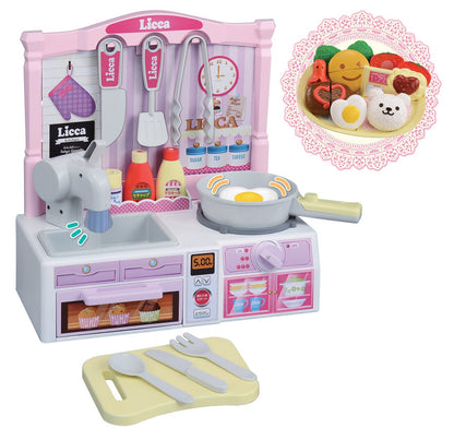 TAKARA TOMY Licca Doll Licca Chan Pon Pon Cooking Kitchen 867340- Japan Figure Store - #1 Bring To You The Best Japanese Goods