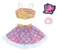 TAKARA TOMY Licca Doll Dress Set Girls Check Gold Doll Not Included 806806- Japan Figure Store - #1 Bring To You The Best Japanese Goods