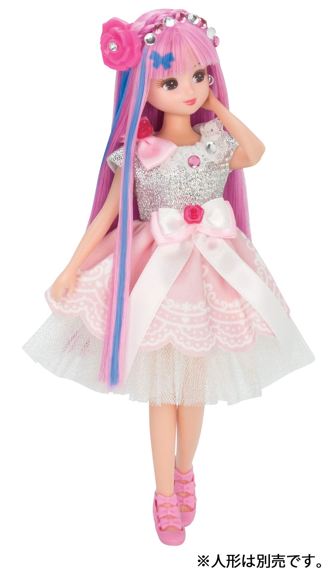 TAKARA TOMY Licca-Chan Jewel Up Girly Rose Dress Set 125884- Japan Figure Store - #1 Bring To You The Best Japanese Goods