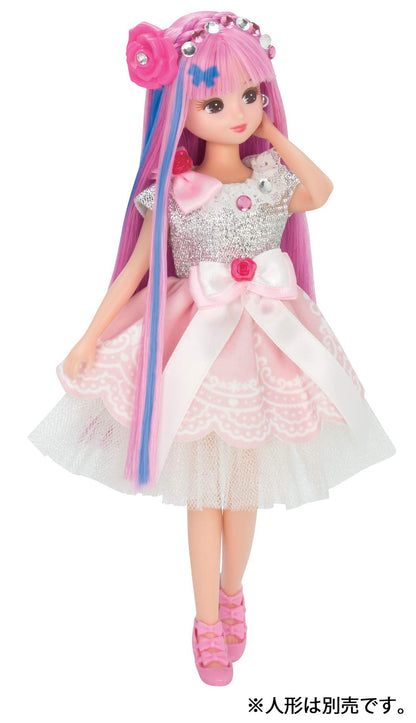 TAKARA TOMY Licca-Chan Jewel Up Girly Rose Dress Set 125884- Japan Figure Store - #1 Bring To You The Best Japanese Goods