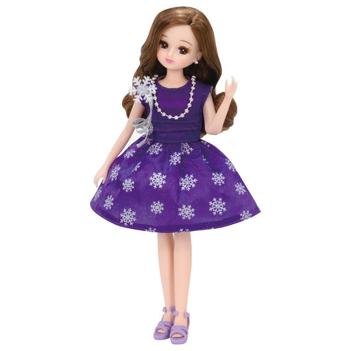 TAKARA TOMY Licca Doll Snow Violet Dress Outfit- Japan Figure Store - #1 Bring To You The Best Japanese Goods