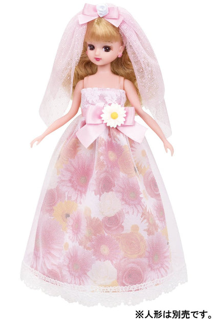 TAKARA TOMY Licca Doll Flower Wedding Dress Set Doll Not Included 842033- Japan Figure Store - #1 Bring To You The Best Japanese Goods