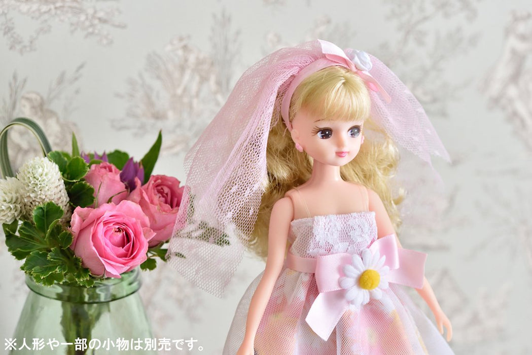 TAKARA TOMY Licca Doll Flower Wedding Dress Set Doll Not Included 842033- Japan Figure Store - #1 Bring To You The Best Japanese Goods