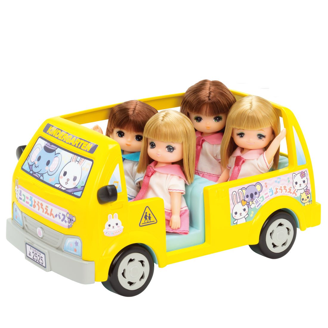 TAKARA TOMY Licca Lf-13 Smile Kindergarten Bus 976349- Japan Figure Store - #1 Bring To You The Best Japanese Goods