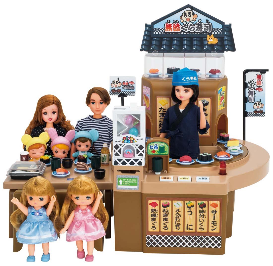 TAKARA TOMY - Licca Doll Conveyor Belt Sushi Shop Muten Kura-Sushi - 818670- Japan Figure Store - #1 Bring To You The Best Japanese Goods