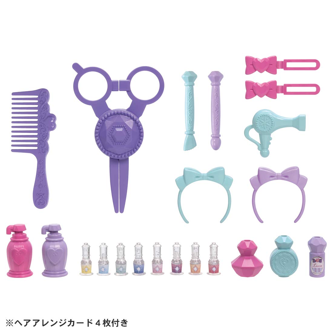 TAKARA TOMY Licca Doll Dream Colored Hair & Makeup Bag- Japan Figure Store - #1 Bring To You The Best Japanese Goods