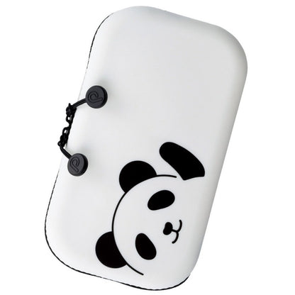 Lihit Lab Japan Zipper Pouch Punilabo Panda A-7716-6 Bulk Set Of 3- Japan Figure Store - #1 Bring To You The Best Japanese Goods