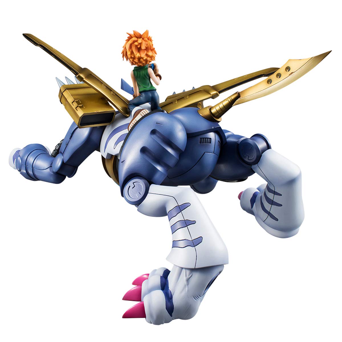 Megahouse Japan Limited Release Digimon Adventure Metal Garurumon & Yamato Ishida Figure- Japan Figure Store - #1 Bring To You The Best Japanese Goods