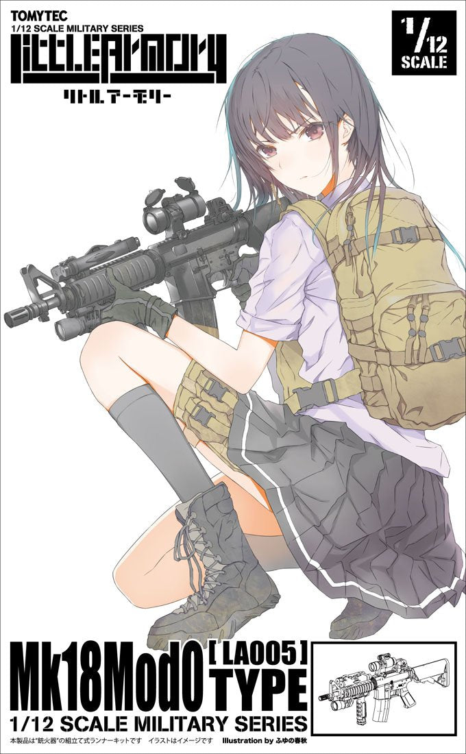 TOMYTEC La005 Military Series Little Armory Mk18 Mod0 Type 1/12 Scale Kit- Japan Figure Store - #1 Bring To You The Best Japanese Goods
