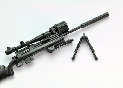 TOMYTEC La036 Military Series Little Armory M24A2 Type 1/12 Scale Plastic Model Kit- Japan Figure Store - #1 Bring To You The Best Japanese Goods