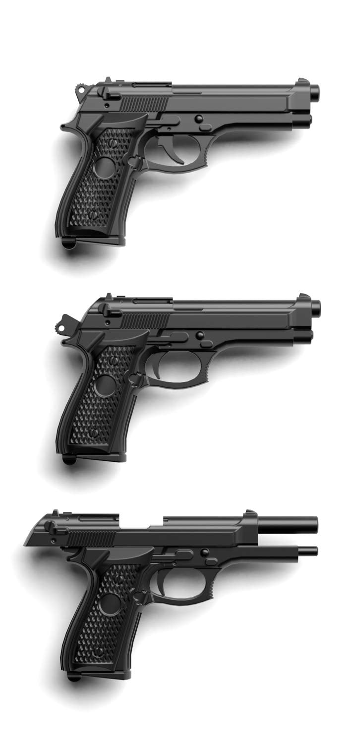 TOMYTEC La049 Military Series Little Armory M9 & M93R Type 1/12 Scale Kit- Japan Figure Store - #1 Bring To You The Best Japanese Goods