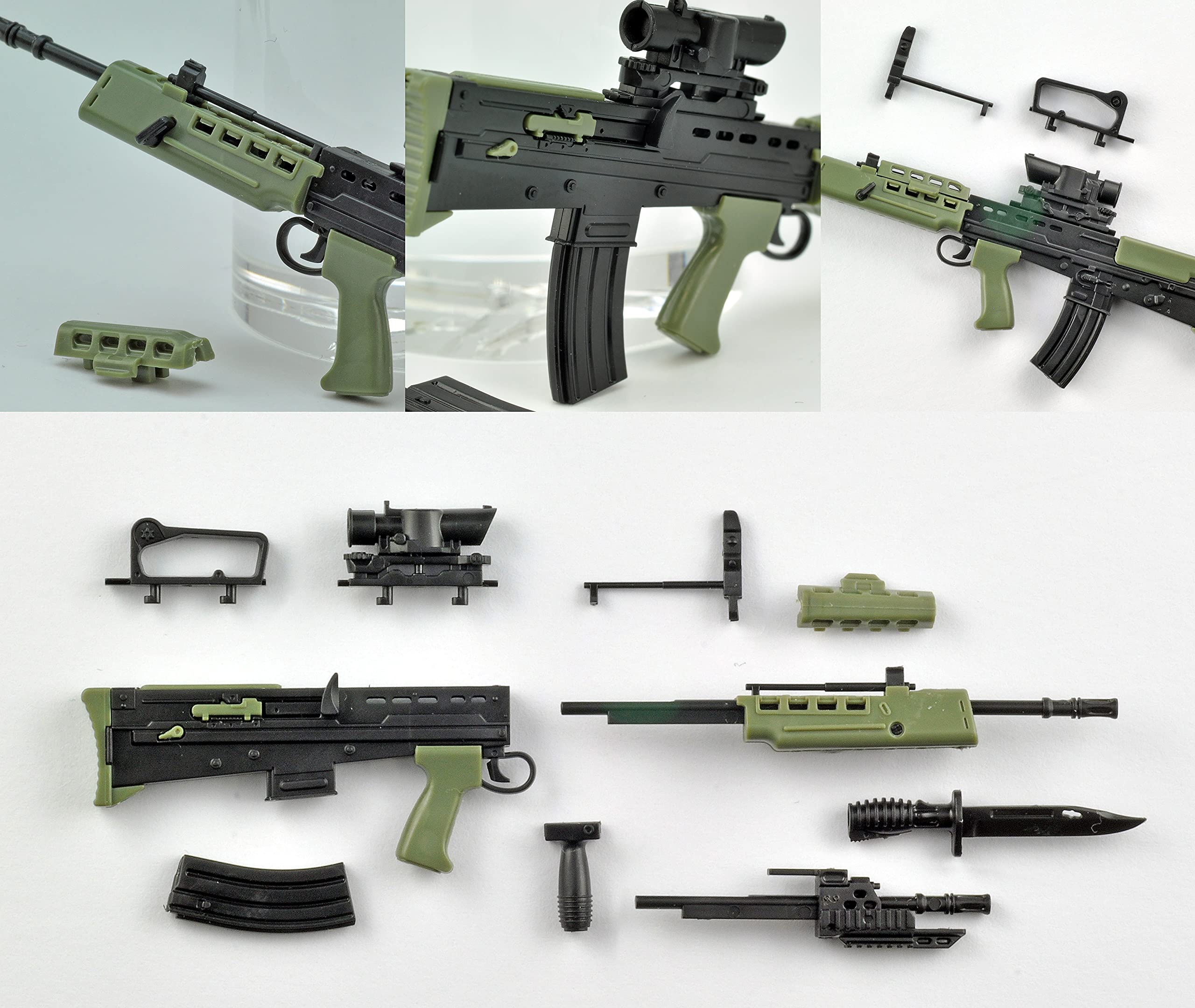 TOMYTEC Military Series 1/12 Little Armory La071 L85A2/L22 Type Plastic Model- Japan Figure Store - #1 Bring To You The Best Japanese Goods