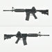 TOMYTEC Military Series 1/12 Little Armory Labc01 M4 Assault Rifle Plastic Model- Japan Figure Store - #1 Bring To You The Best Japanese Goods
