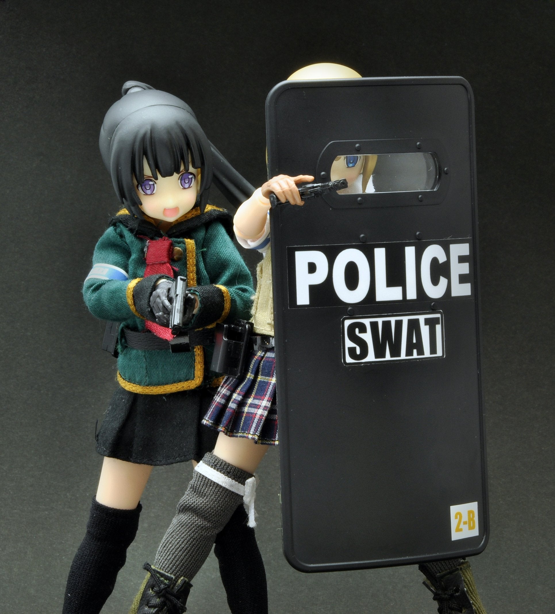 TOMYTEC Ld005 Military Series Little Armory Police Shield B 1/12 Scale Kit- Japan Figure Store - #1 Bring To You The Best Japanese Goods