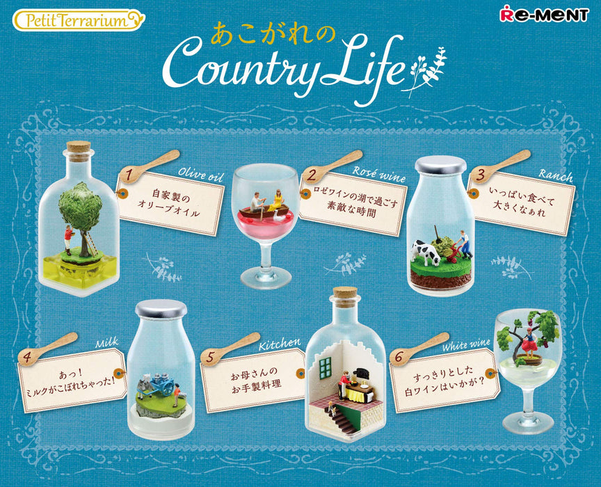 RE-MENT Longing For The Country Life 1 Box 6 Pcs Complete Set- Japan Figure Store - #1 Bring To You The Best Japanese Goods