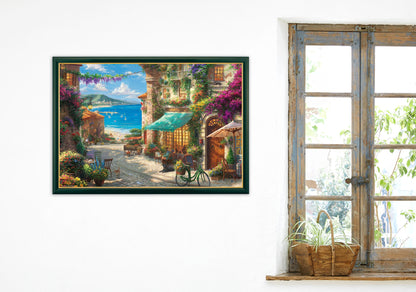 BEVERLY 31-480 Jigsaw Puzzle Thomas Kinkade Italian Cafe In Sicily 1000 Pieces- Japan Figure Store - #1 Bring To You The Best Japanese Goods