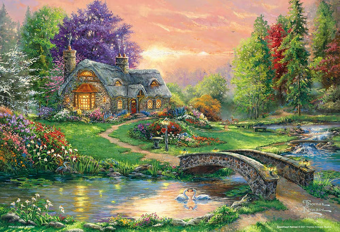 BEVERLY 81-635 Jigsaw Puzzle Sweetheart Retreat By Thomas Kinkade 1000 S-Pieces- Japan Figure Store - #1 Bring To You The Best Japanese Goods