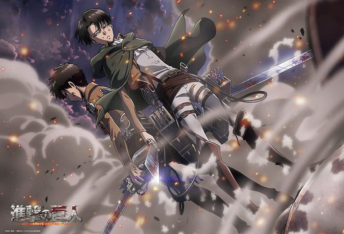 BEVERLY 31-536 Jigsaw Puzzle Attack On Titan Eren & Levi 1000 Pieces- Japan Figure Store - #1 Bring To You The Best Japanese Goods