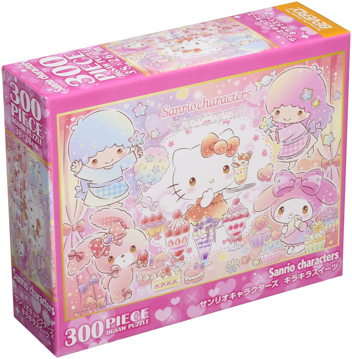 Beverly 33-202 Jigsaw Puzzle Sanrio Characters Sparkling Sweets (300 Pieces) Cute Puzzles- Japan Figure Store - #1 Bring To You The Best Japanese Goods