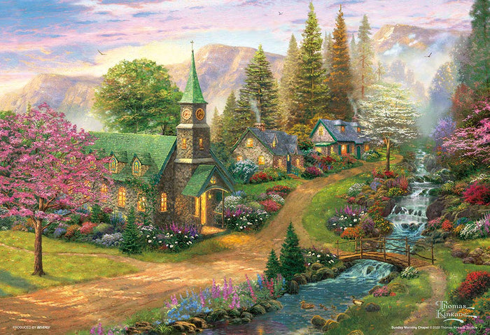 Beverly 93-161 Jigsaw Puzzle Sunday Morning Chapel By Thomas Kinkade (300 Pieces) Scene Puzzle- Japan Figure Store - #1 Bring To You The Best Japanese Goods