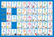 Beverly Jigsaw Puzzle 80-012 Japanese Hiragana Chart (80 L-Pieces) Educational Puzzle- Japan Figure Store - #1 Bring To You The Best Japanese Goods