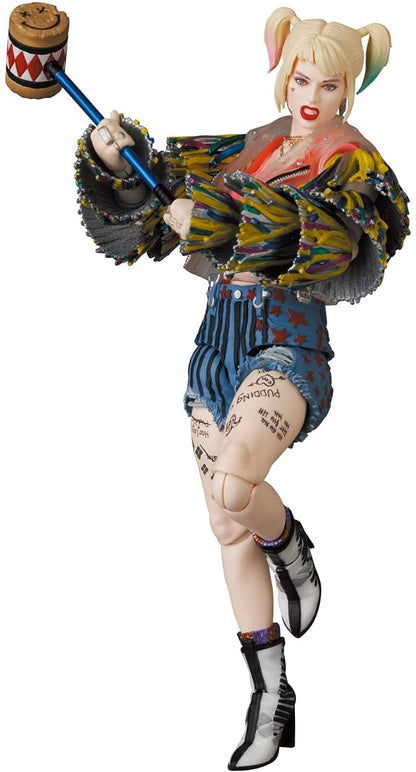 Mafex No.159 Harley Quinn Harley Quinn Caution Tape Jacket Ver. Height Approx 150Mm Painted Action Figure- Japan Figure Store - #1 Bring To You The Best Japanese Goods
