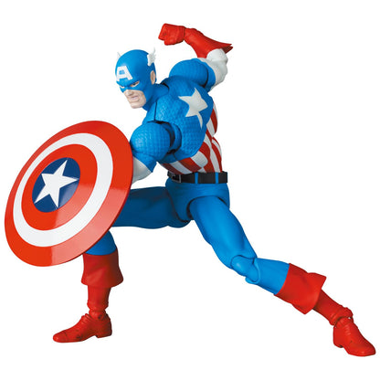 Medicom Toy Mafex No.217 Captain America Comic Ver. 160Mm Non-Scale Action Figure Japan- Japan Figure Store - #1 Bring To You The Best Japanese Goods