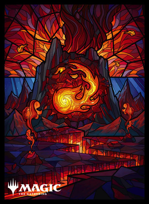 Card Sleeves Dominaria United Mountain Stained Glass Mtgs 240 Magic The Gathering- Japan Figure Store - #1 Bring To You The Best Japanese Goods