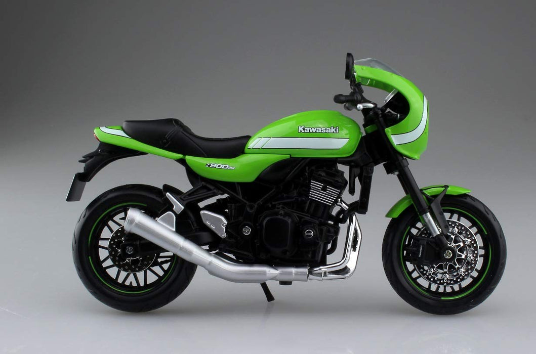 AOSHIMA Skynet 05030 Kawasaki Z900Rs Metallic Cafe Vintage Lime Green 1/12 Scale Finished Model- Japan Figure Store - #1 Bring To You The Best Japanese Goods