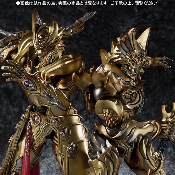 Makai Kadou Flame Sword Knight Zen & Sky Bow Knight Gai Gold Color Ver Bandai- Japan Figure Store - #1 Bring To You The Best Japanese Goods